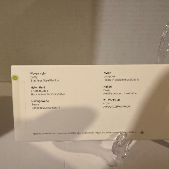 Apple Berry Nylon Watch Band - Brand New Factory Sealed - Picture 6 of 9